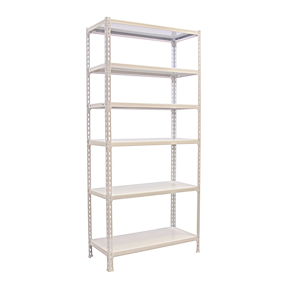 Estantería metálica SIMONCLICK 6 Estantes Blanco / Blanco-1
