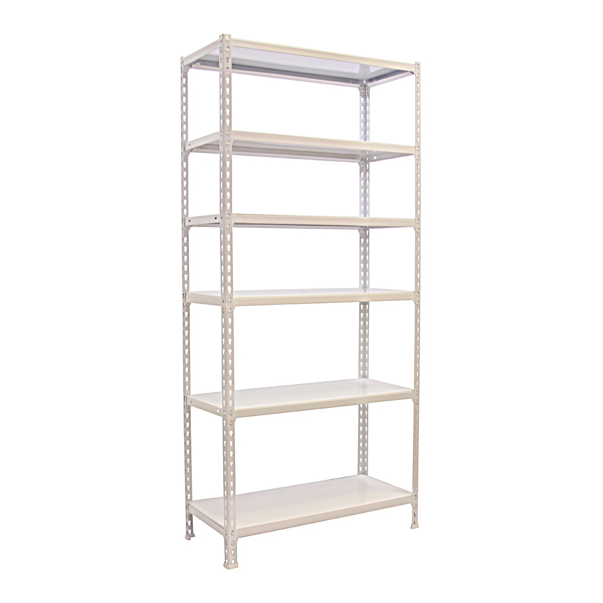 Estantería metálica  SIMONCLICK 6 Estantes Blanco / Blanco-1