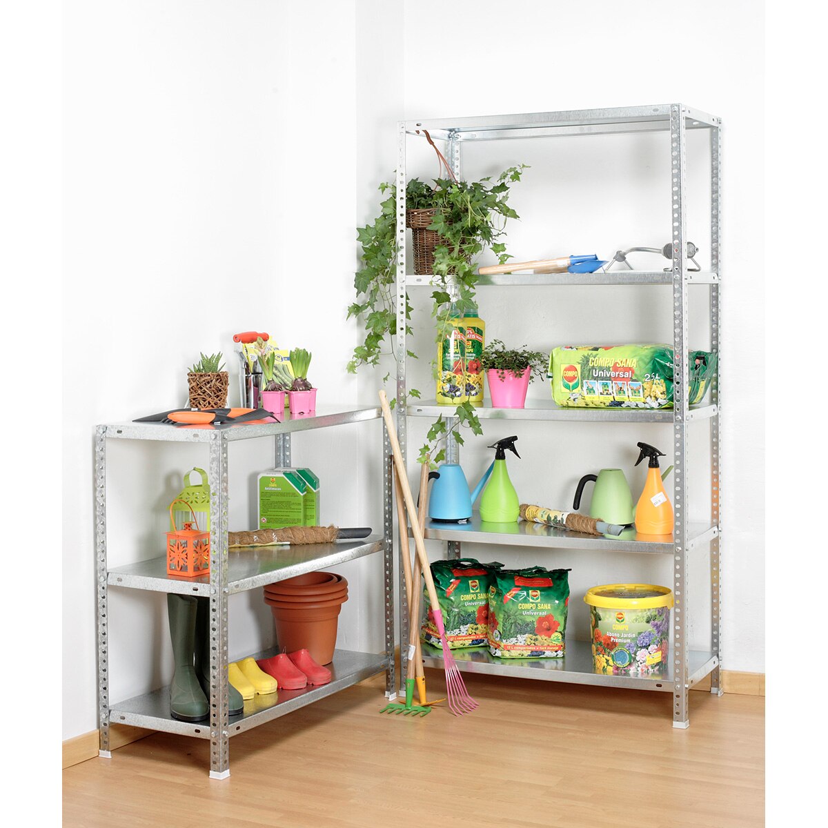 Estantería metálica SIMONCLICK 5 Estantes Galvanizado / Galvanizado-3