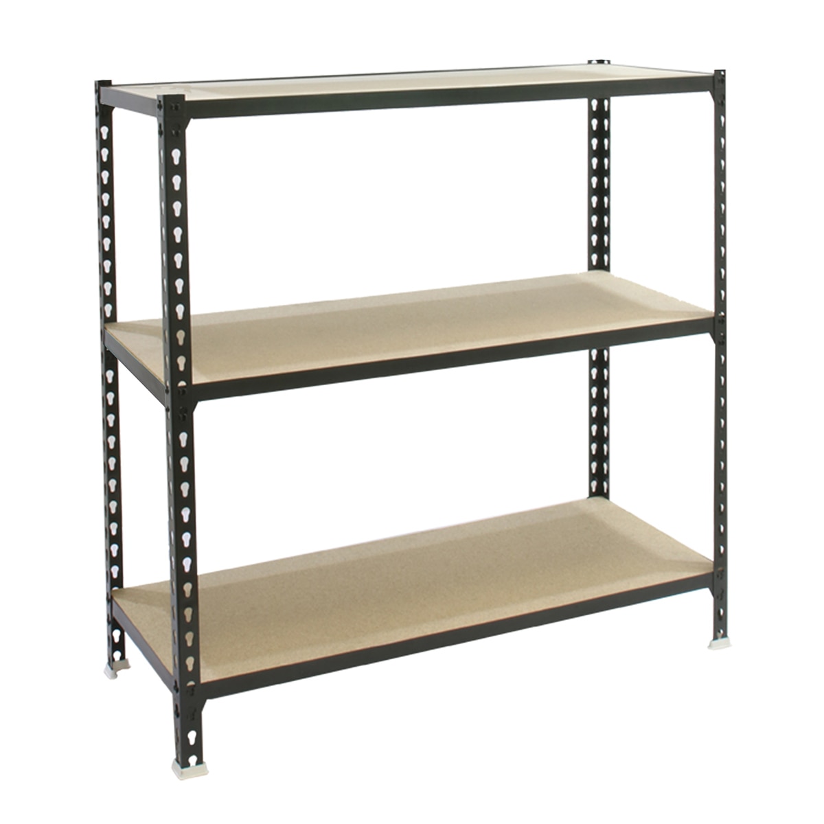 Estantería metálica Maderclick Superplus 3 Baldas 110x100x50 cm Antracita-1