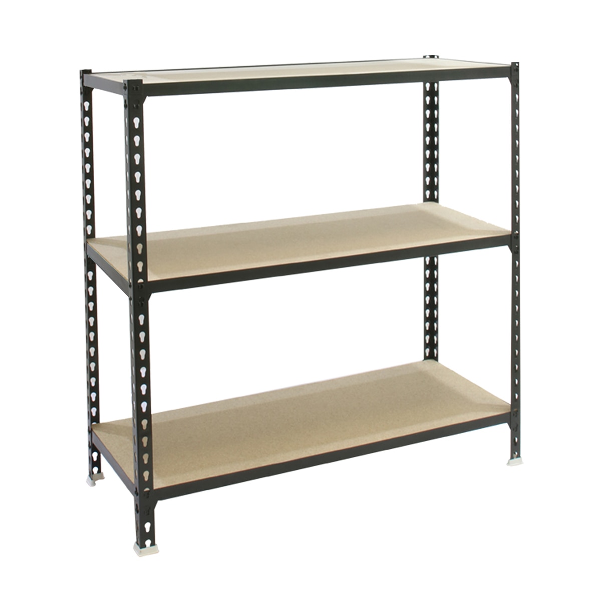 Estantería metálica Maderclick Megaplus 3 Baldas 120x90x50 cm Antracita-1