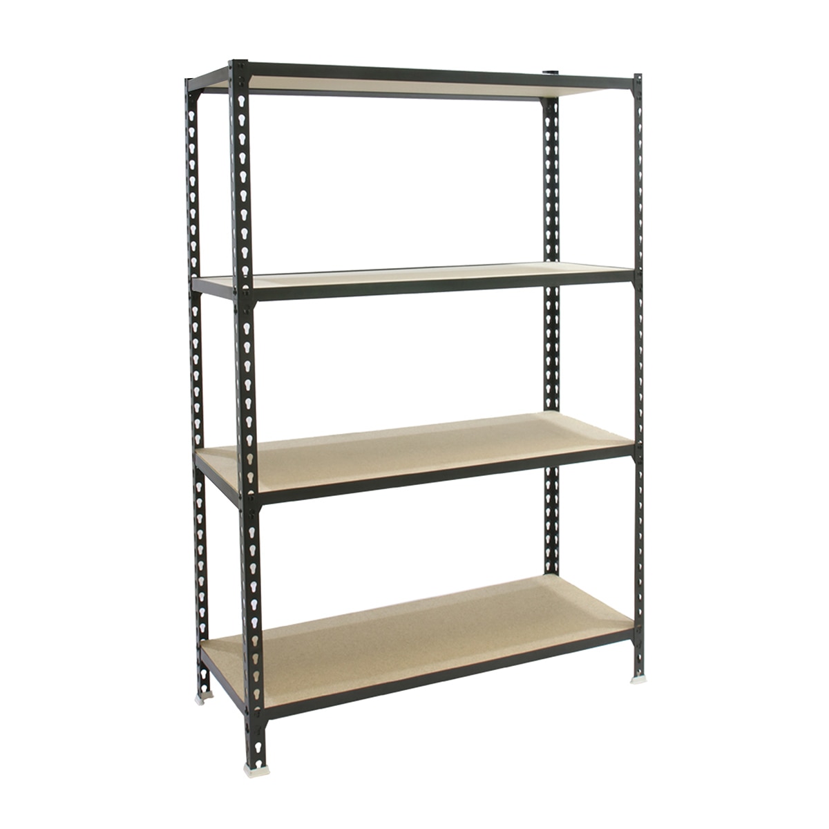 Estantería metálica Maderclick Megaplus 4 Baldas 120x150x50 cm Antracita-1