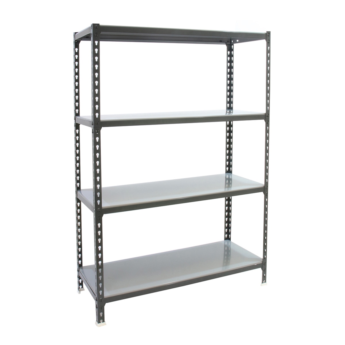 Estantería metálica Simonclick Superplus 4 Baldas 110x150x30 cm Antracita / Gris-1