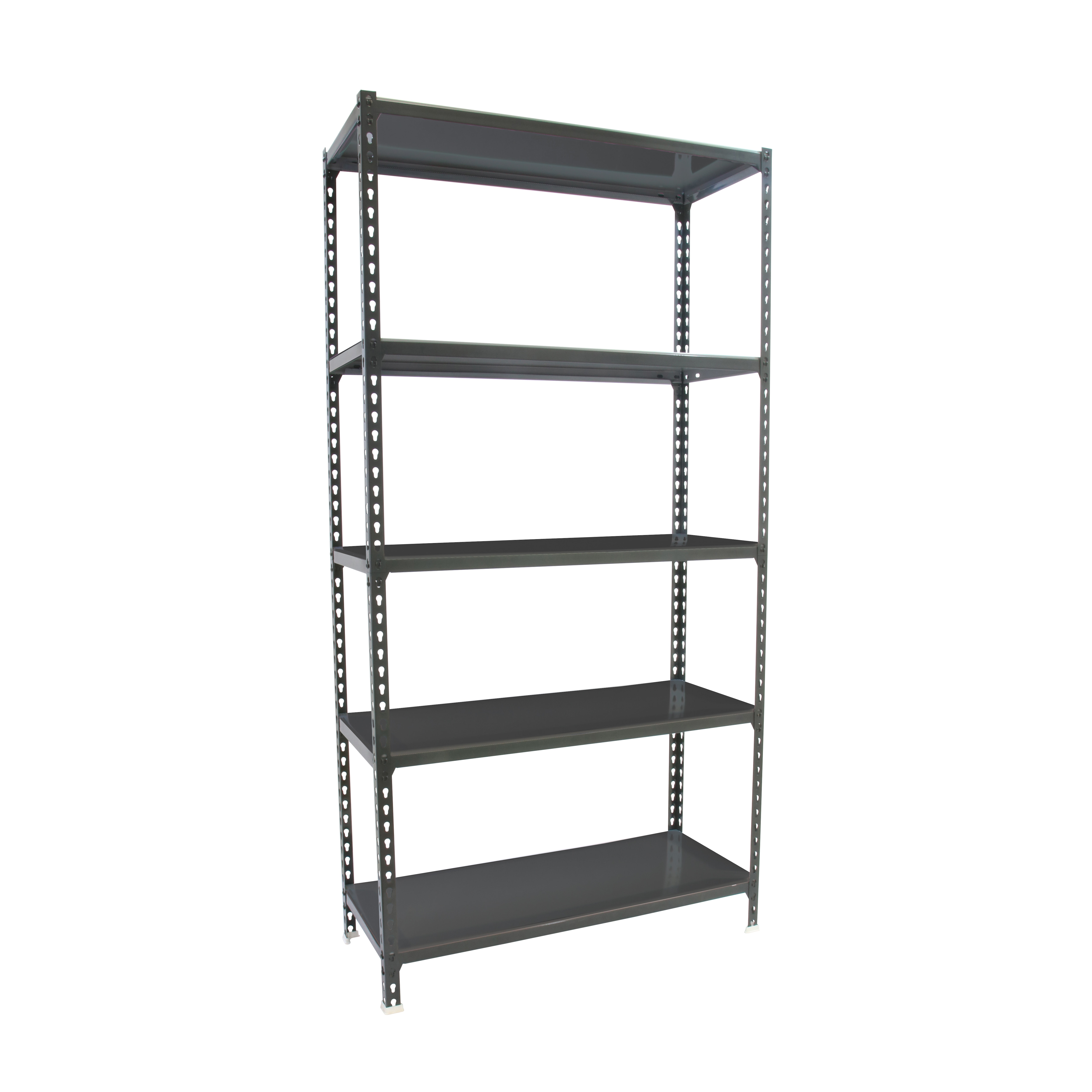 Estante Metálica Simonclick Megaplus 5 Prateleiras - 120x200x40 cm Antracite / Cinzento-1