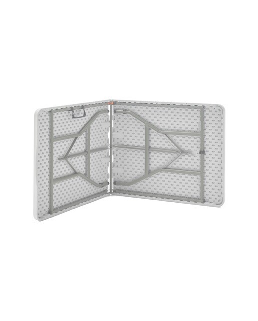 Mesa Dobrável em Resina - 180 cm Branco-3