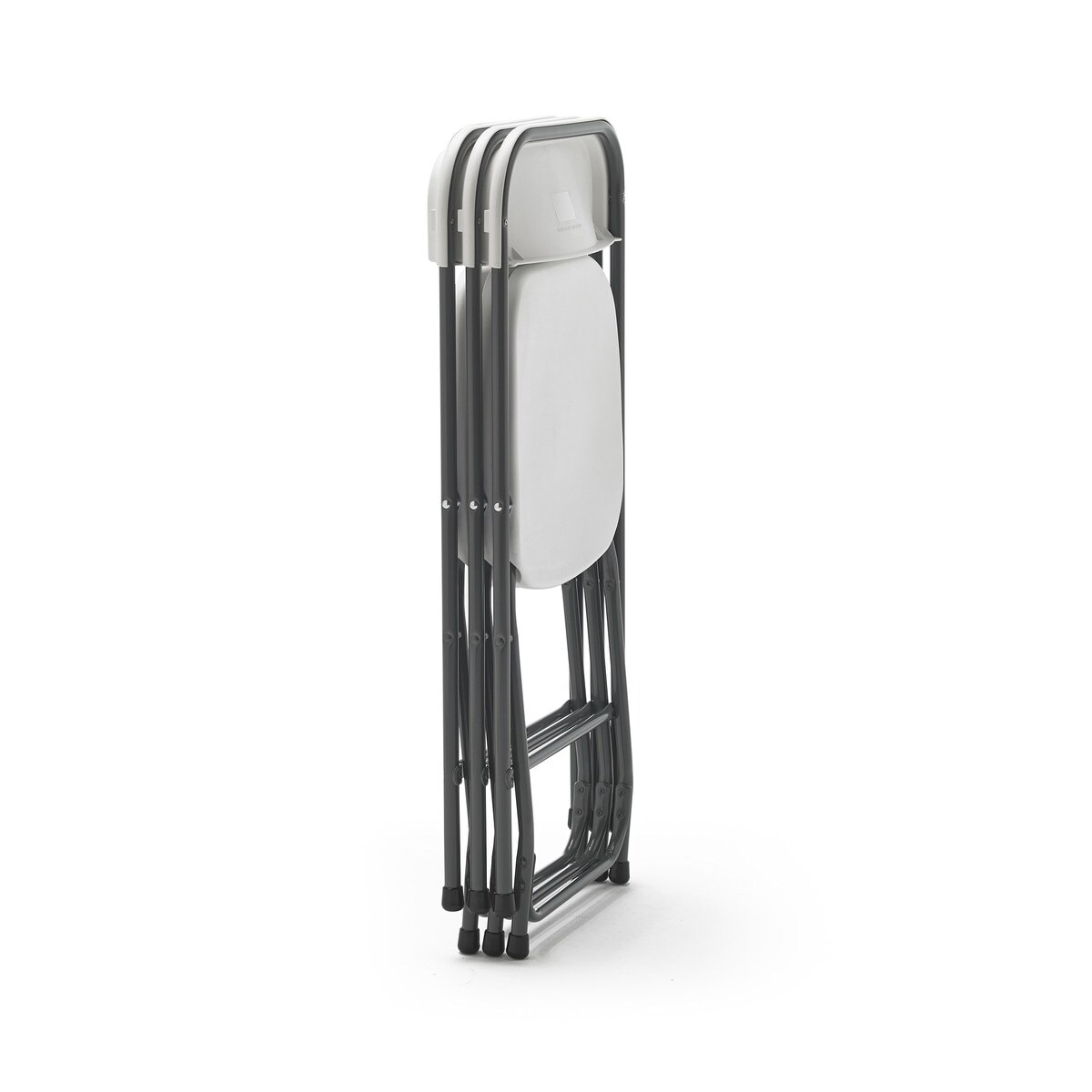 Silla Plegable Resina Blanco-3