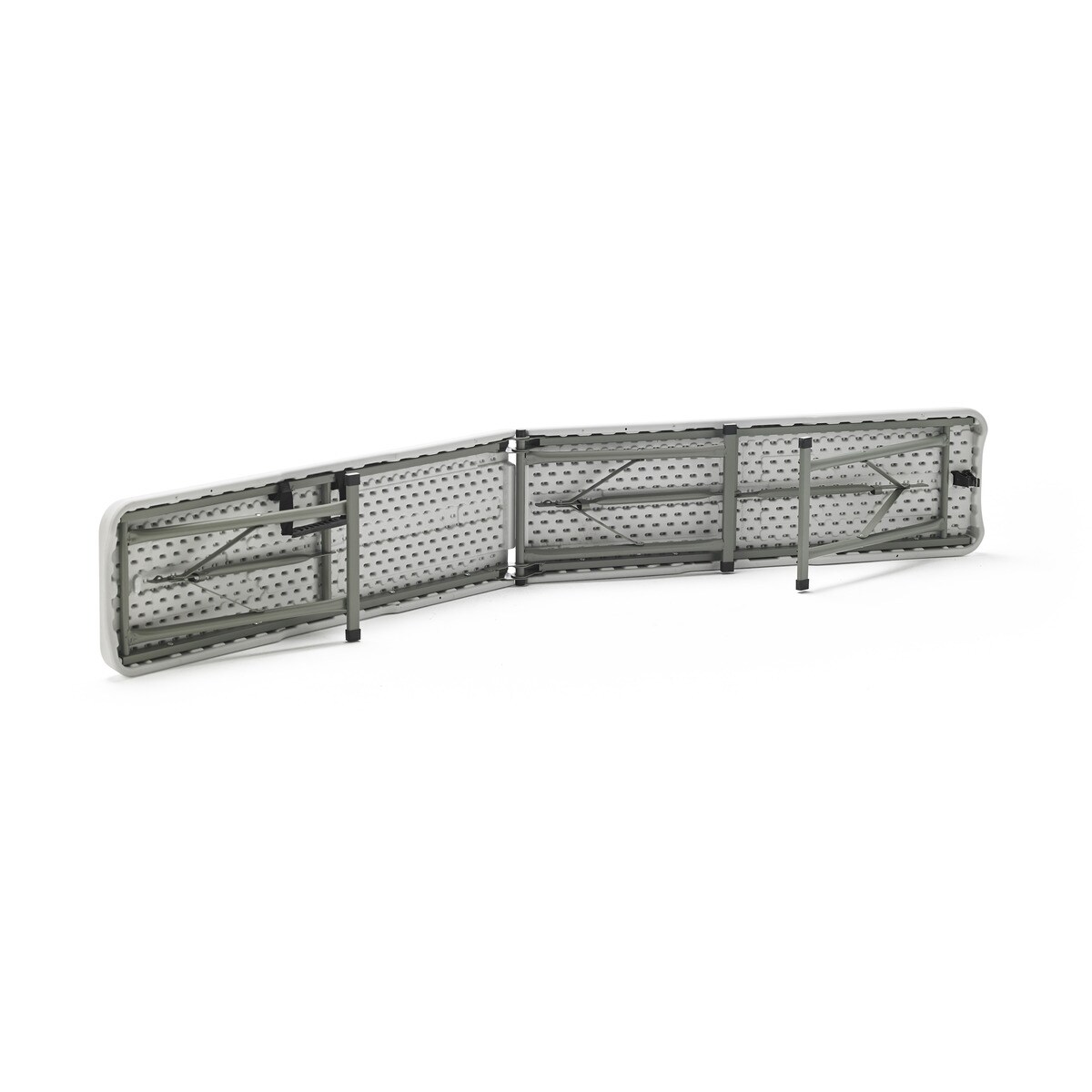 Banco Plegable Resina 180 cm Blanco-2