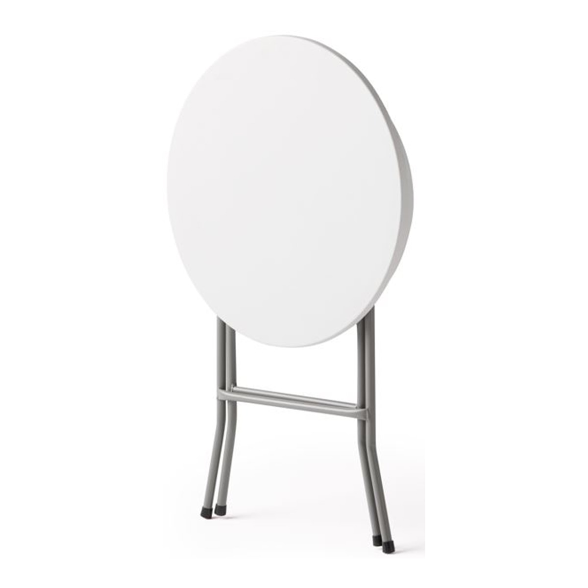 Mesa plegable resina Ø 60 cm Blanco-3