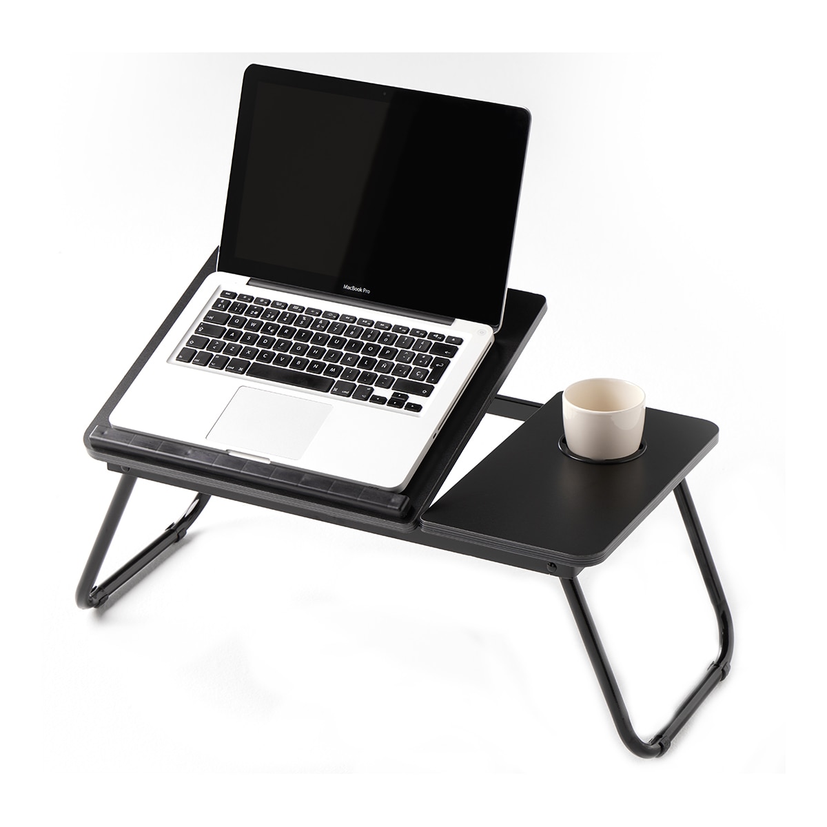 Mesa Auxiliar Portátil Plegable Plus Negro-3