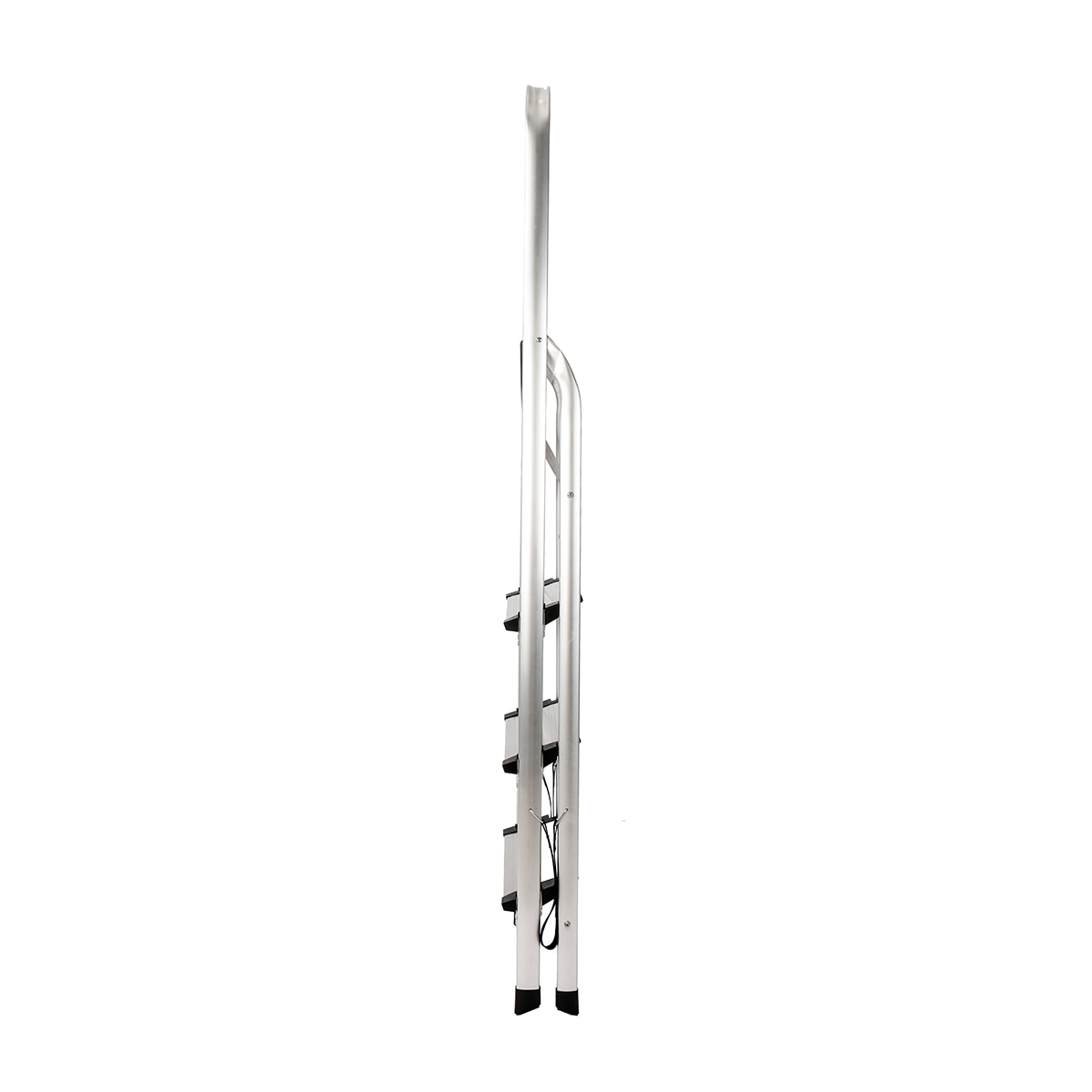 Escalera Doméstica Aluminio 4 Peldaños Anchos Aluminio-3