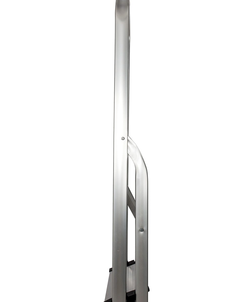 Escalera Doméstica Aluminio 4 Peldaños Anchos Aluminio-6