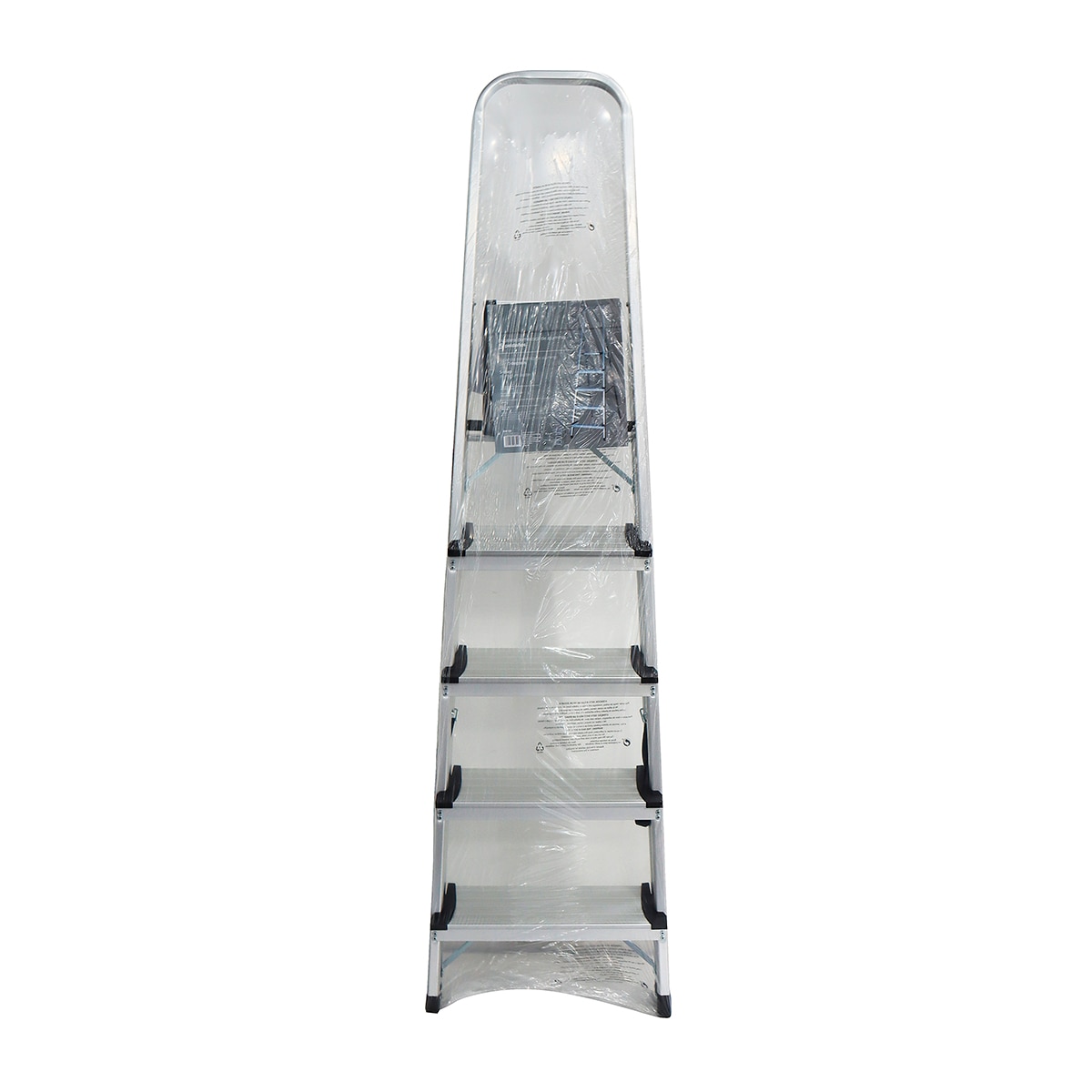 Escalera Doméstica Aluminio 5 Peldaños Anchos Aluminio-8