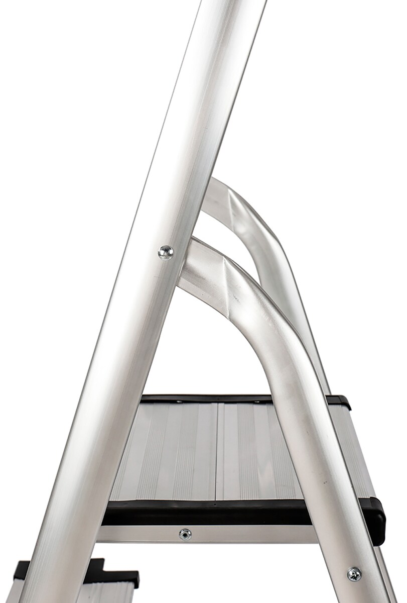 Escada Doméstica Alumínio 6 Degraus Largos Alumínio-4
