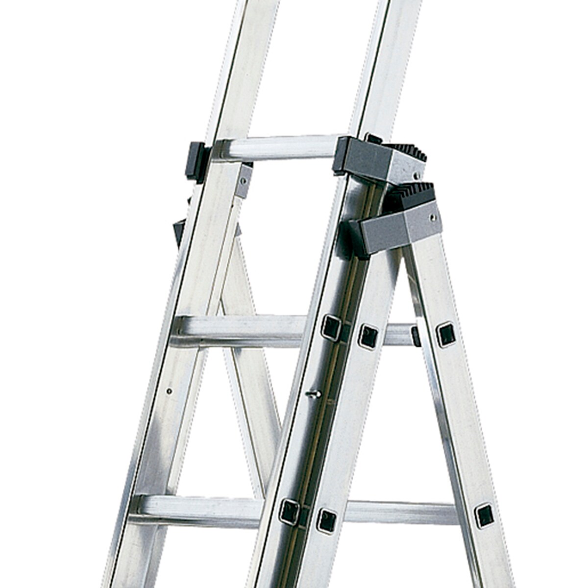 Escada Profissional 2 Trechos e 7 Degraus Alumínio-4