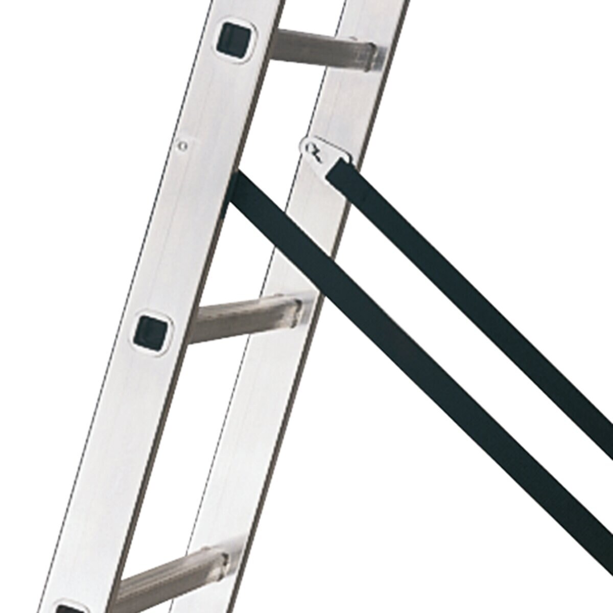 Escada Profissional 2 Trechos e 7 Degraus Alumínio-7