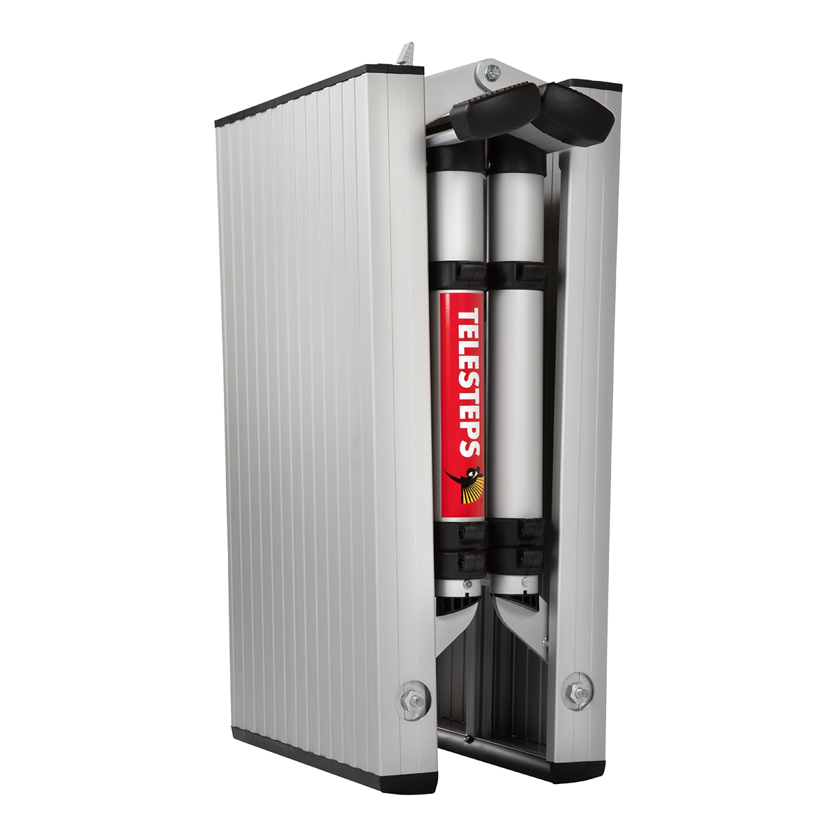 Plataforma Trabajo Telescópica 3 alturas Acero / Negro-6