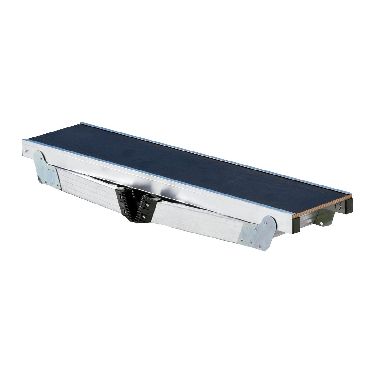 Plataforma Trabajo Plegable con 3 Peldaños 87 cm Acero / Negro-2