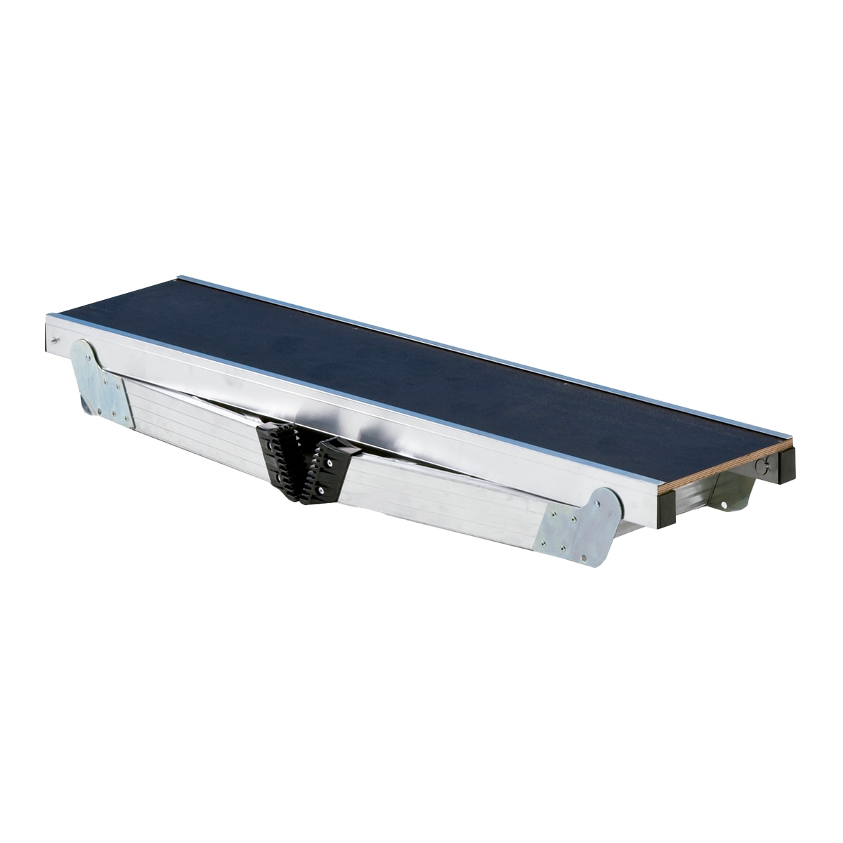 Plataforma Trabajo Plegable con 1 Peldaño 30 cm Acero / Negro-2
