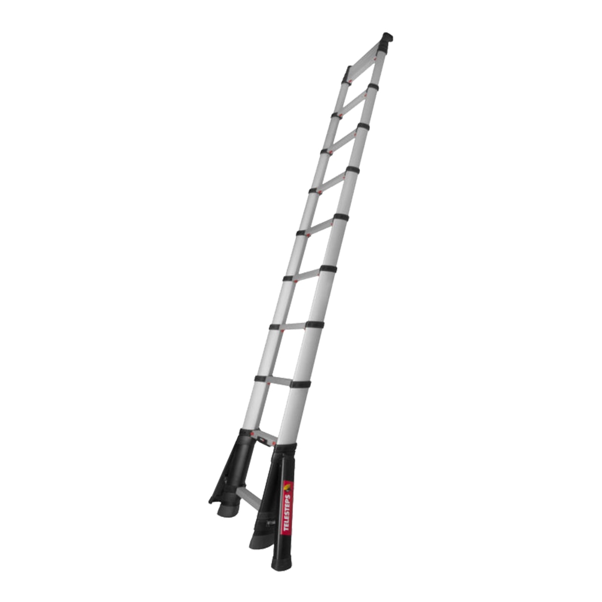 Escalera Telescópica Prime Line 4,10 m - 13 Peldaños Acero / Negro-2