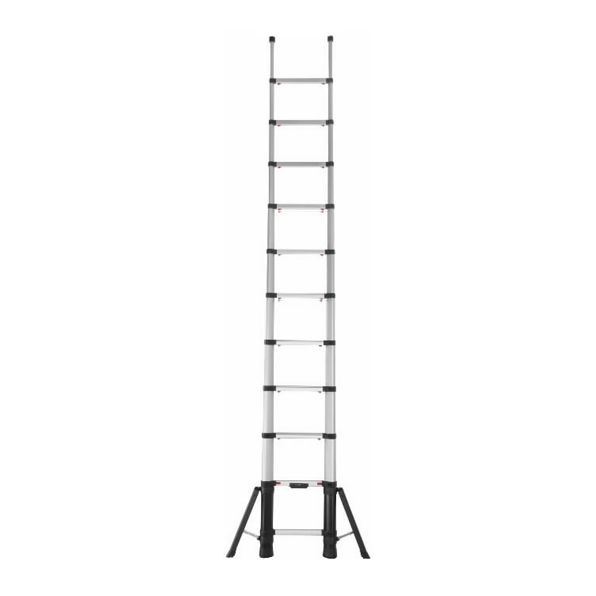 Escalera Telescópica Prime Line 3,50 m - 11 Peldaños Acero / Negro-3