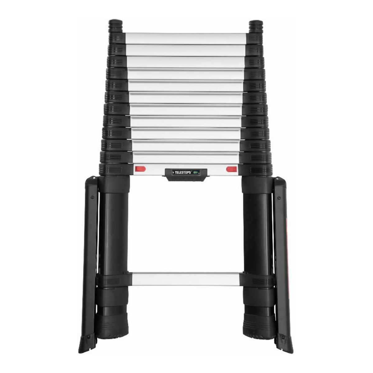 Escada Telescópica Prime Line 3,50 m - 11 Degraus Aço/Preto-5