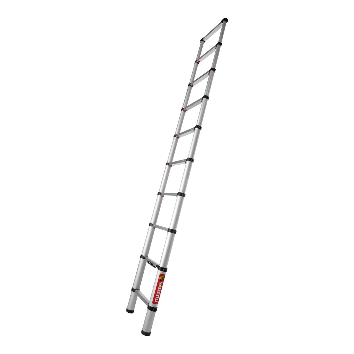 Escalera Telescópica Eco Line 3 m Acero / Negro-2
