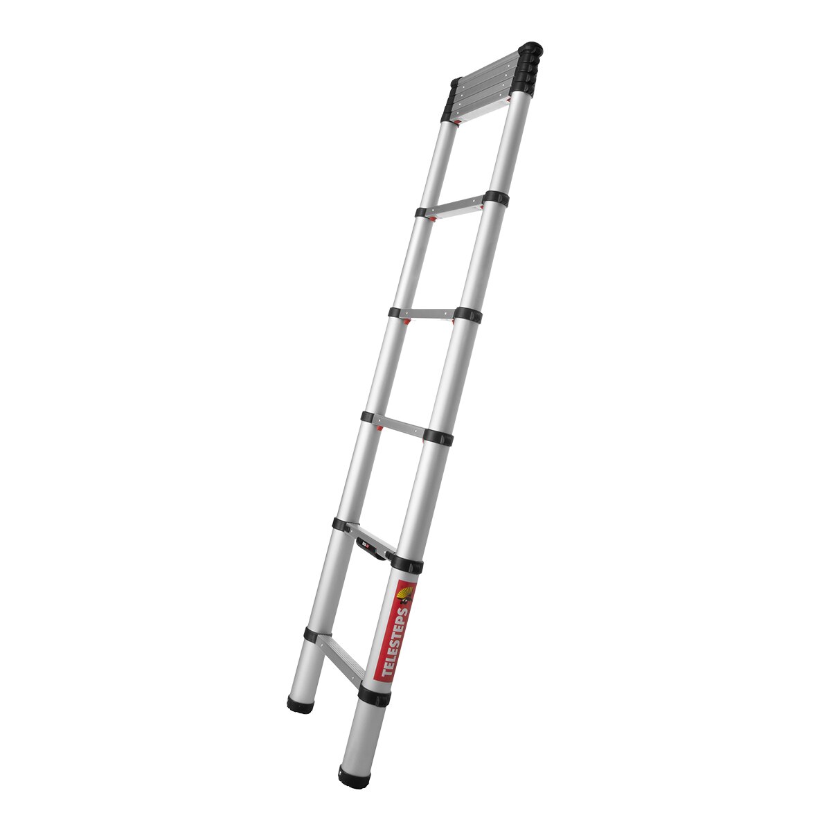 Escalera Telescópica Eco Line 3 m Acero / Negro-3