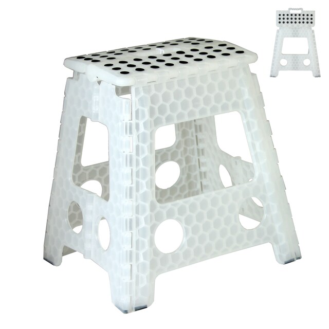 Imagen 0 de Taburete Plegable Plástico Translúcido L