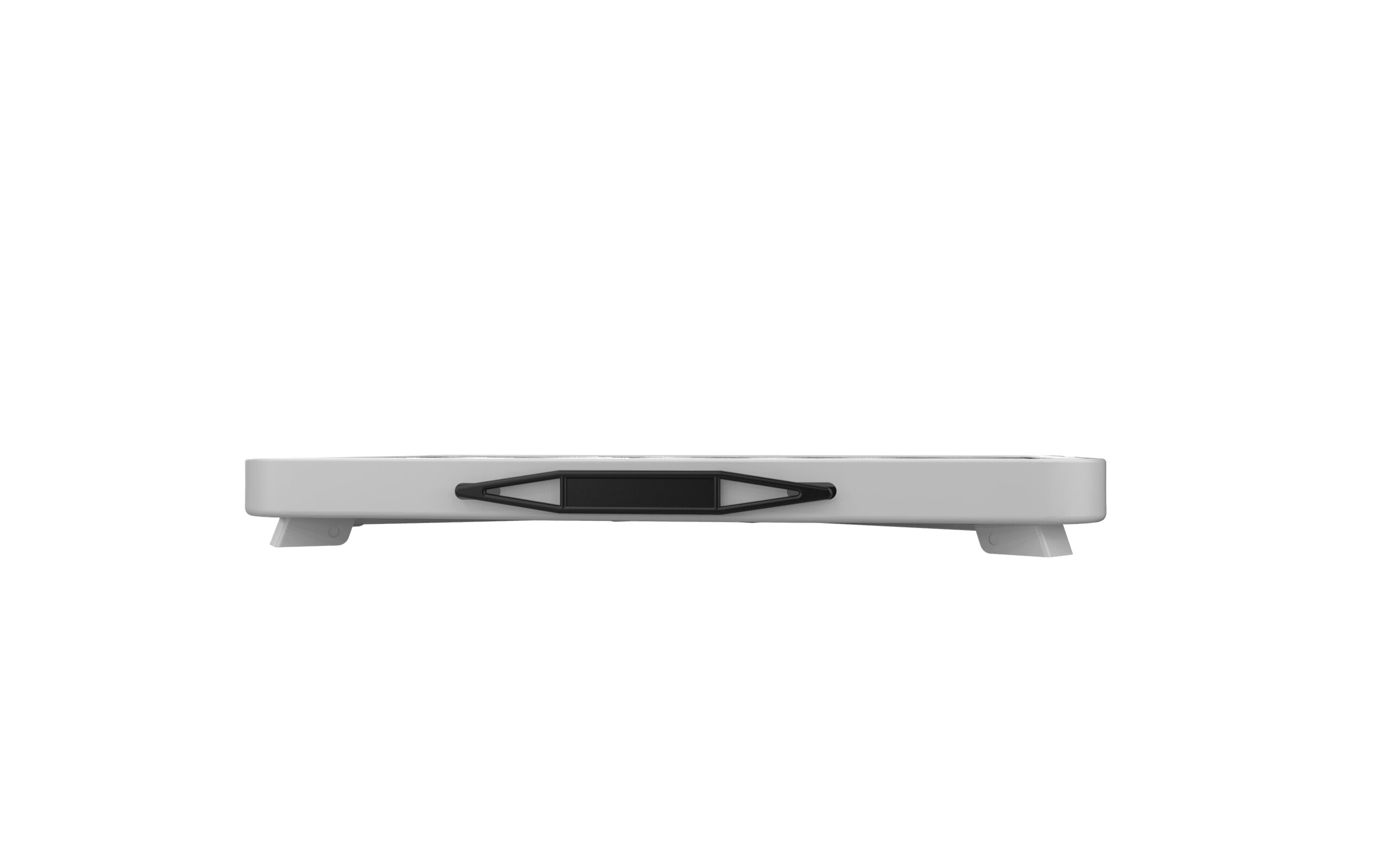 Taburete Plegable Acero 1 peldaños Blanco-3