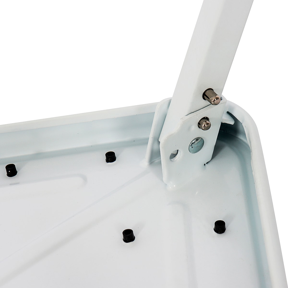 Banco Dobrável Aço 1 Degrau Branco-8