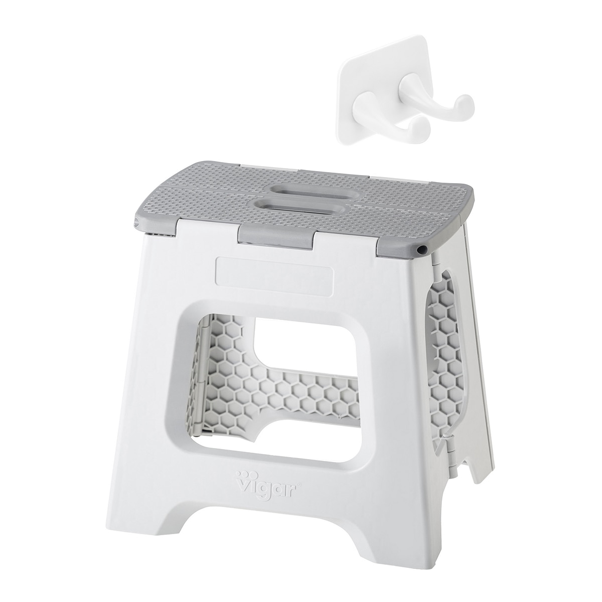 Imagem 0 de Banco Dobrável Plástico Compact + Gancho - 32 cm