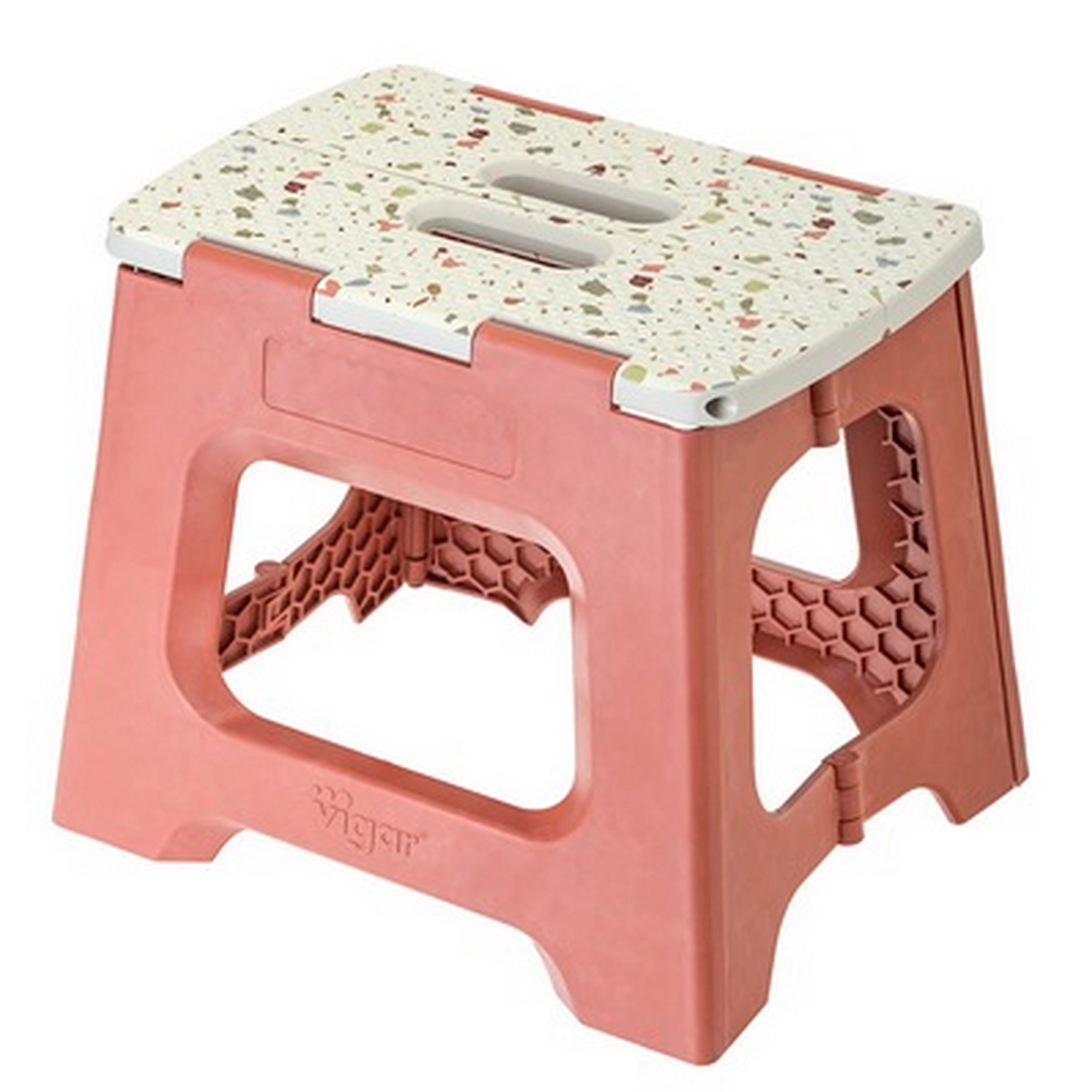 Imagen 0 de Taburete Plegable Plástico Terrazzo 27 cm