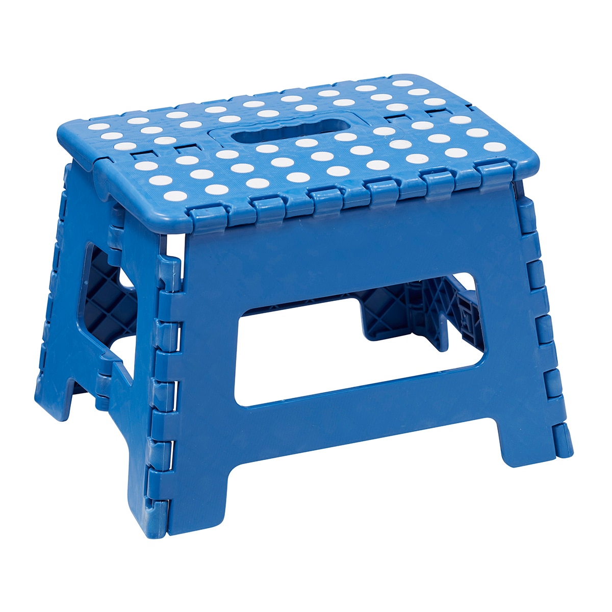 Taburete Plegable Polipropileno 28,5 cm Azul-1