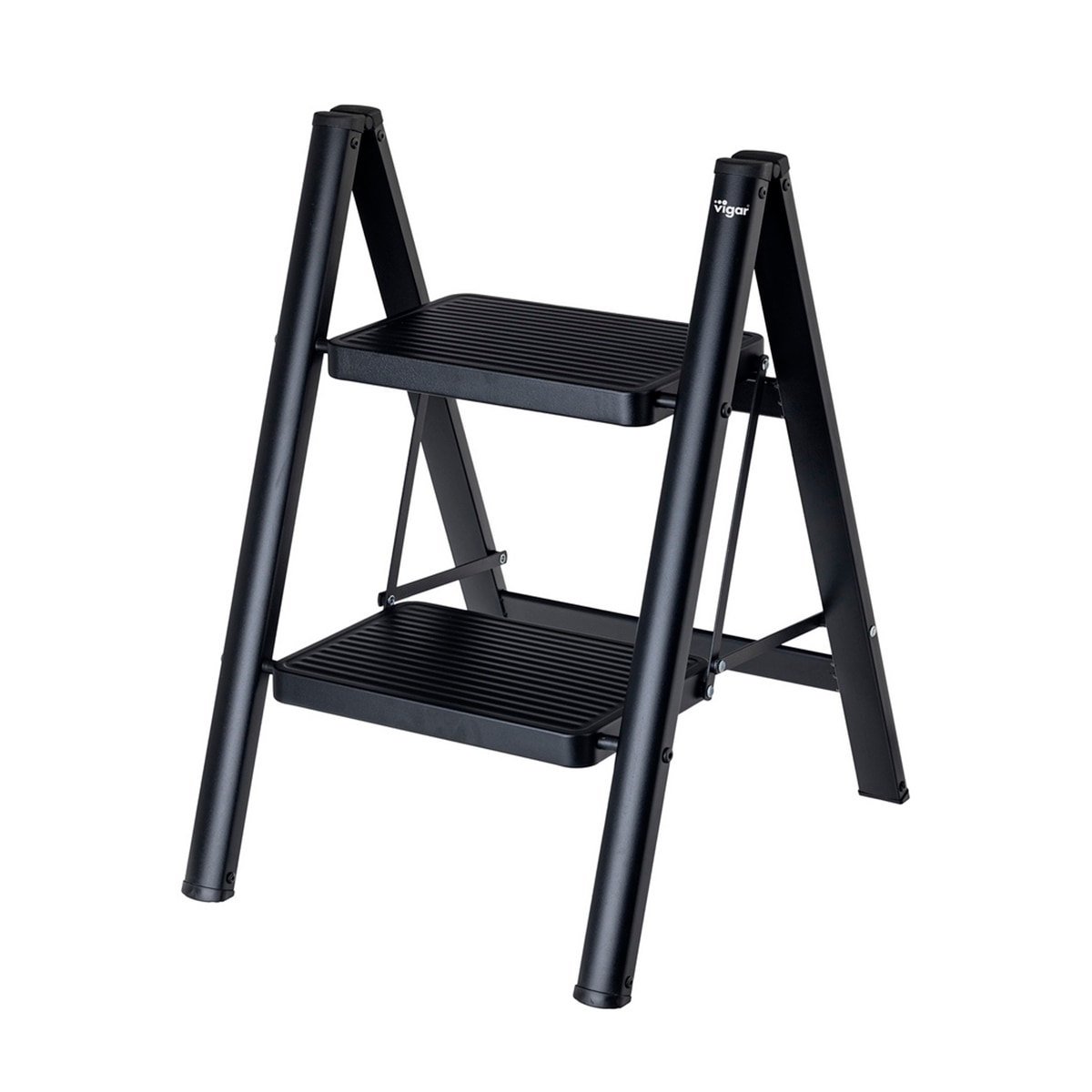 Imagem 0 de Banco Dobrável de 2 Degraus - Slim Preto