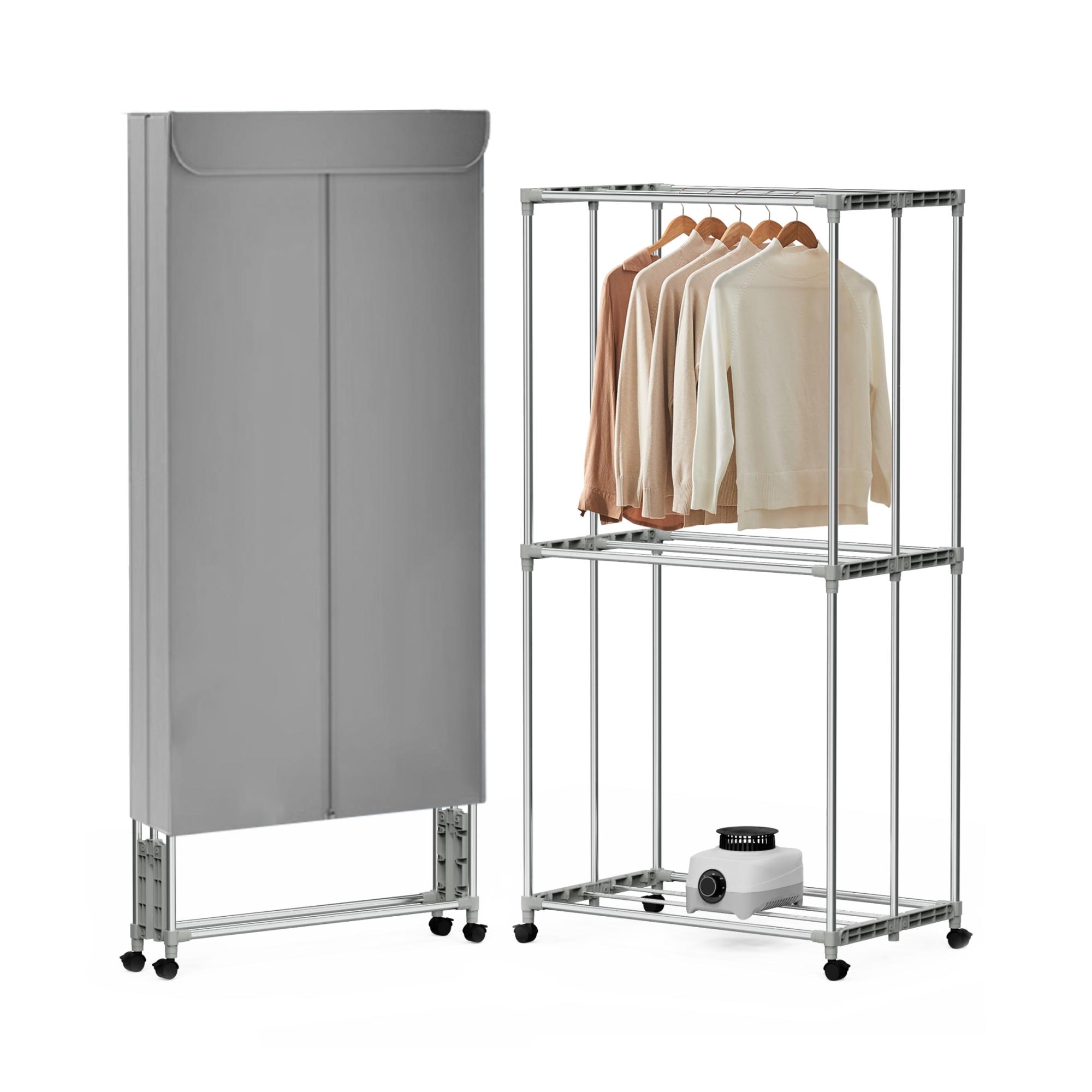 Imagen 1 de Tendedero secador eléctrico GOBI 90X45X175 CM  18K-1000W/1600W Gris
