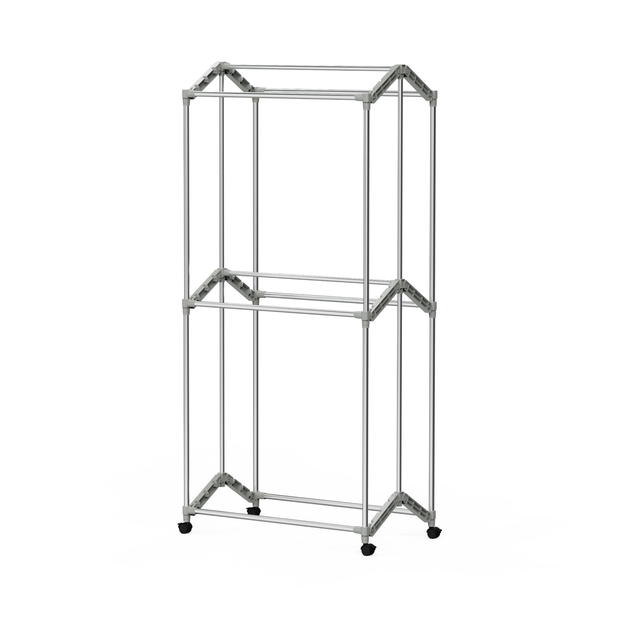 Imagen 2 de Tendedero secador eléctrico GOBI 90X45X175 CM 18K-1000W/1600W - Gris Gris