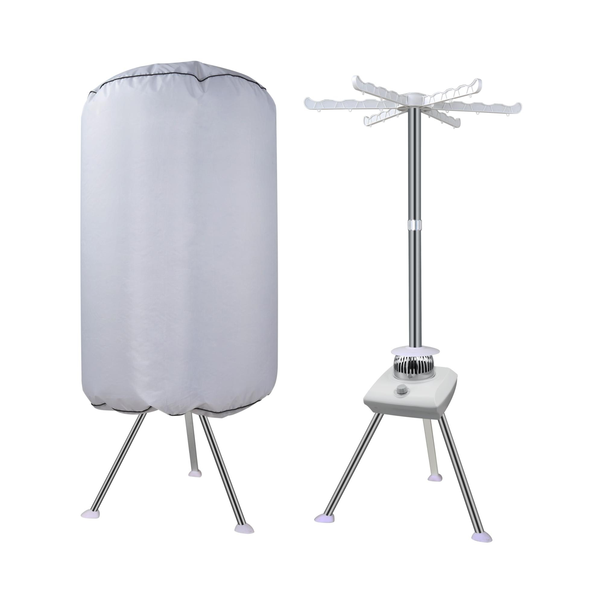 Imagen 1 de Tendedero secador eléctrico SAHARA 60X68X143 CM 11K - 1000W Gris