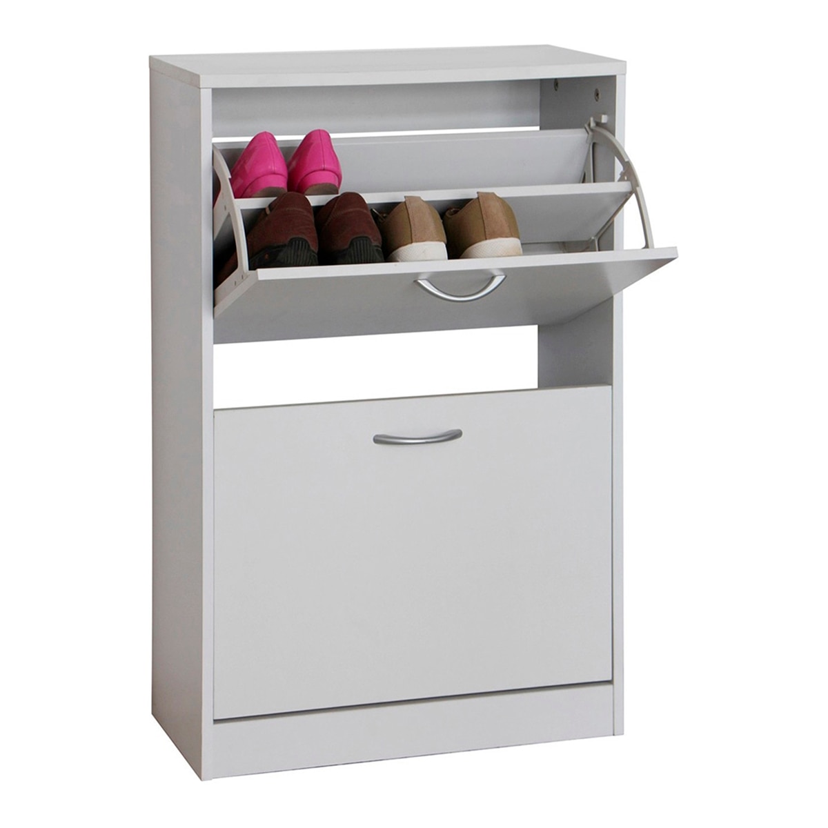 Mueble Zapatero 2 Puertas - Blanco Blanco-1