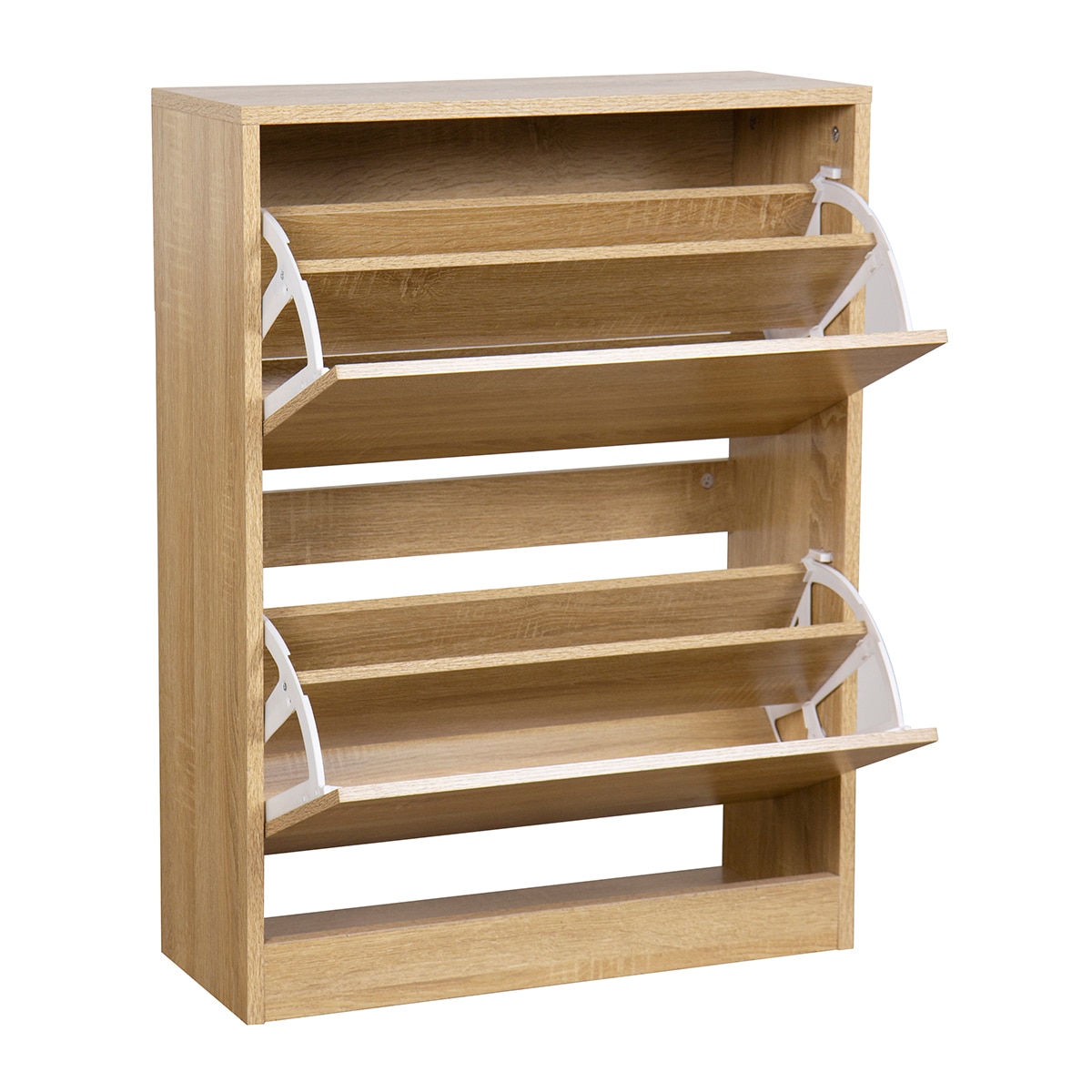 Mueble Zapatero 2 Puertas Roble-2