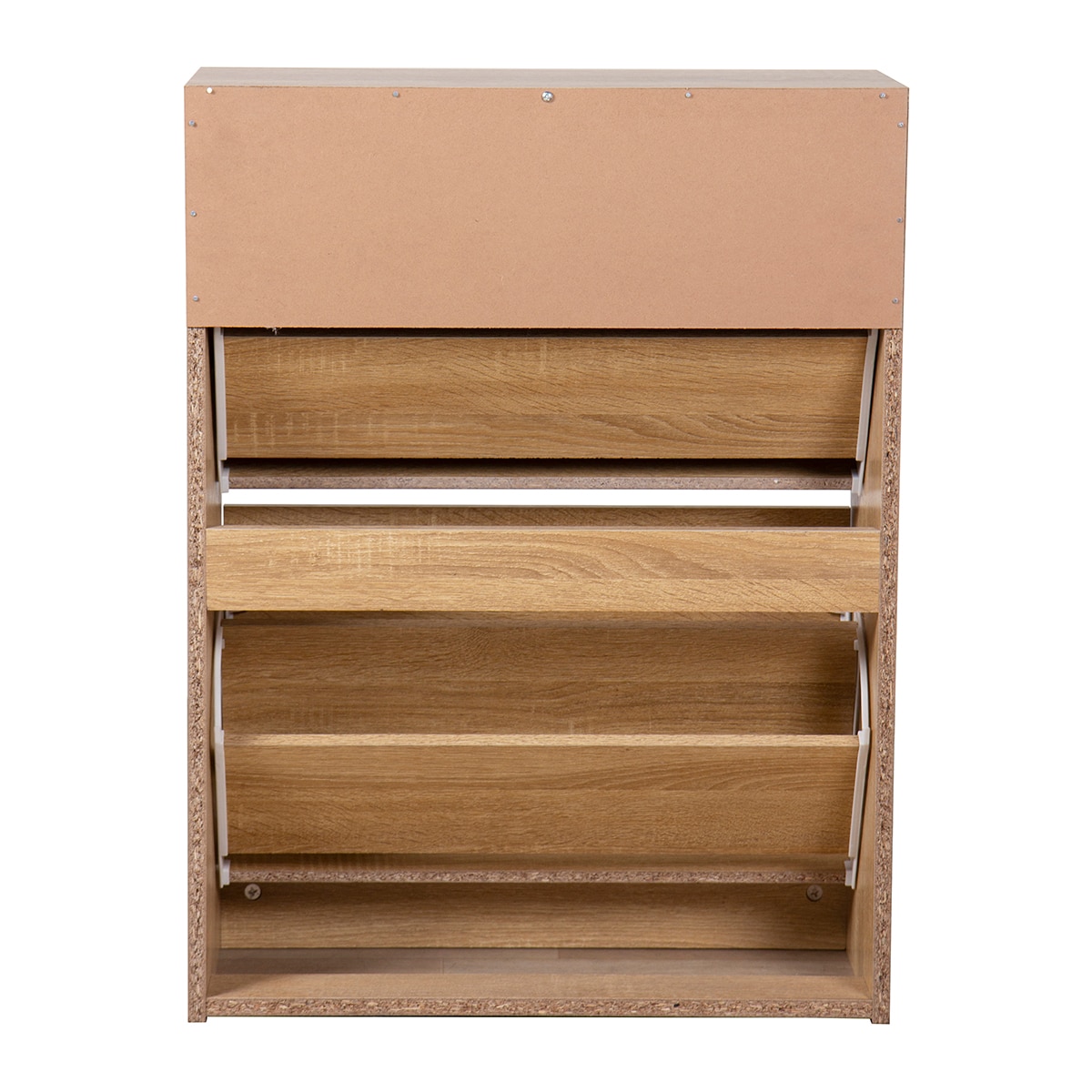 Mueble Zapatero 2 Puertas Roble-5