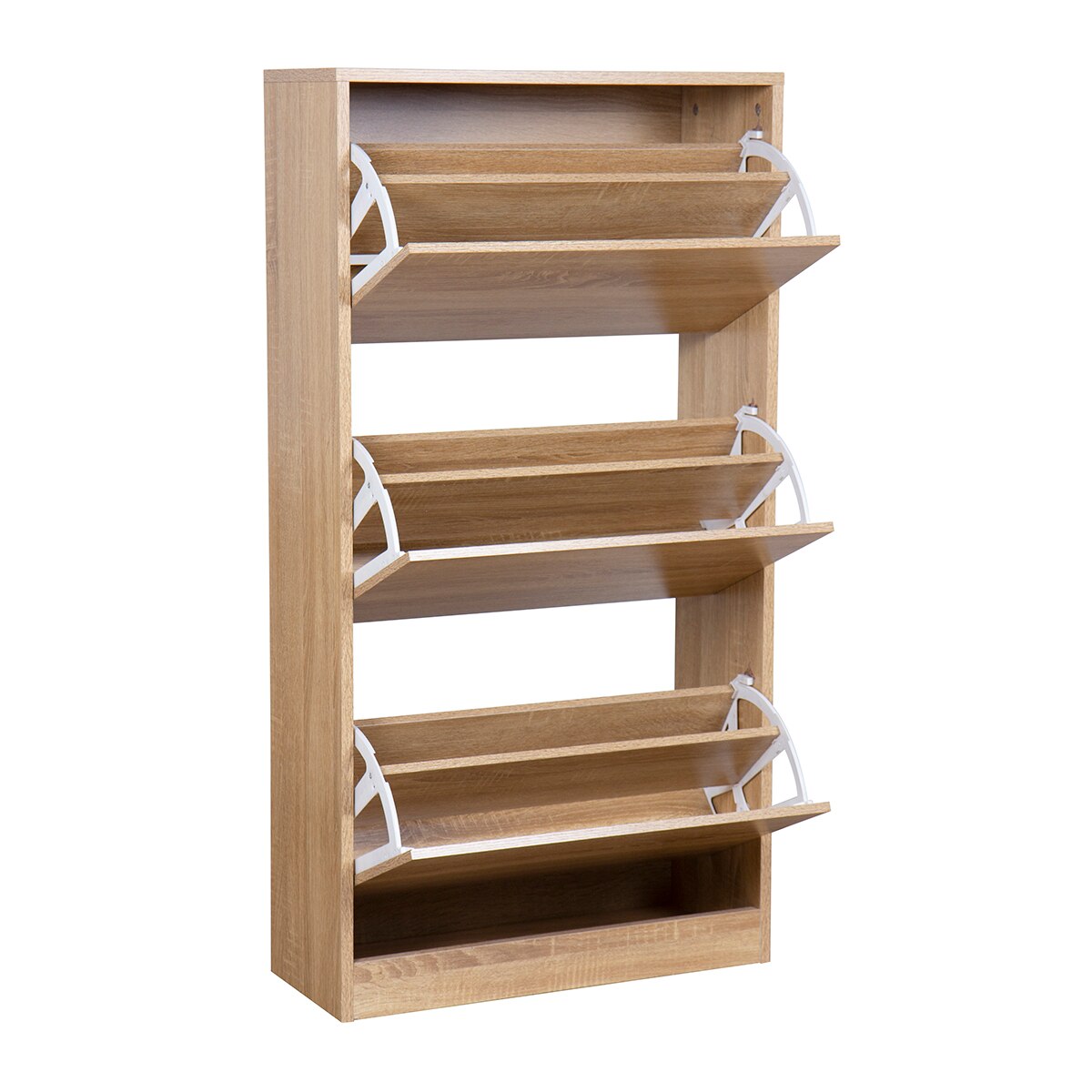 Mueble Zapatero 3 Puertas - Roble Roble-2