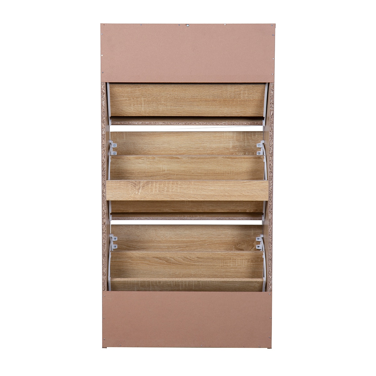 Mueble Zapatero 3 Puertas - Roble Roble-5