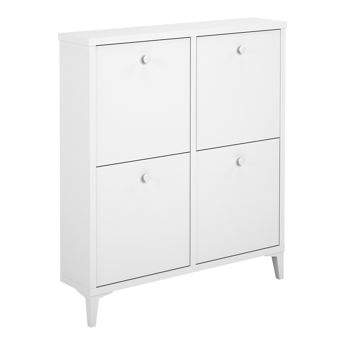 Imagem 0 de Sapateira de Melamina com Fundo Reduzido 4 Compartimentos - 8 Pares