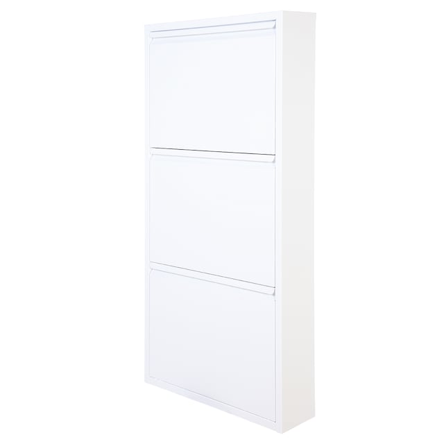 Imagen 0 de Zapatero Metálico DUNNE 3 módulos Blanco