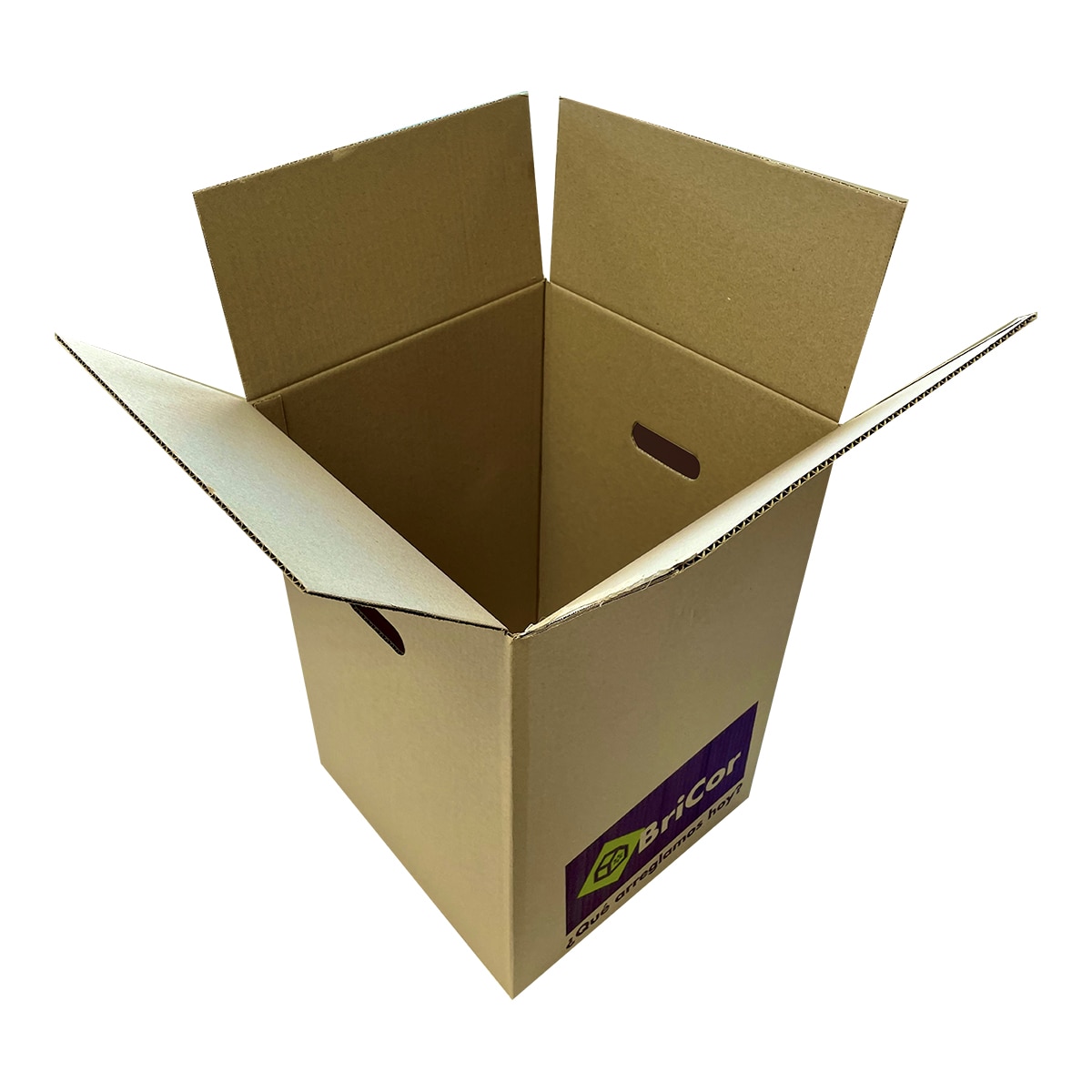 Caja de Mudanza con Asas 35x50x35 cm - 62 l Marrón-2