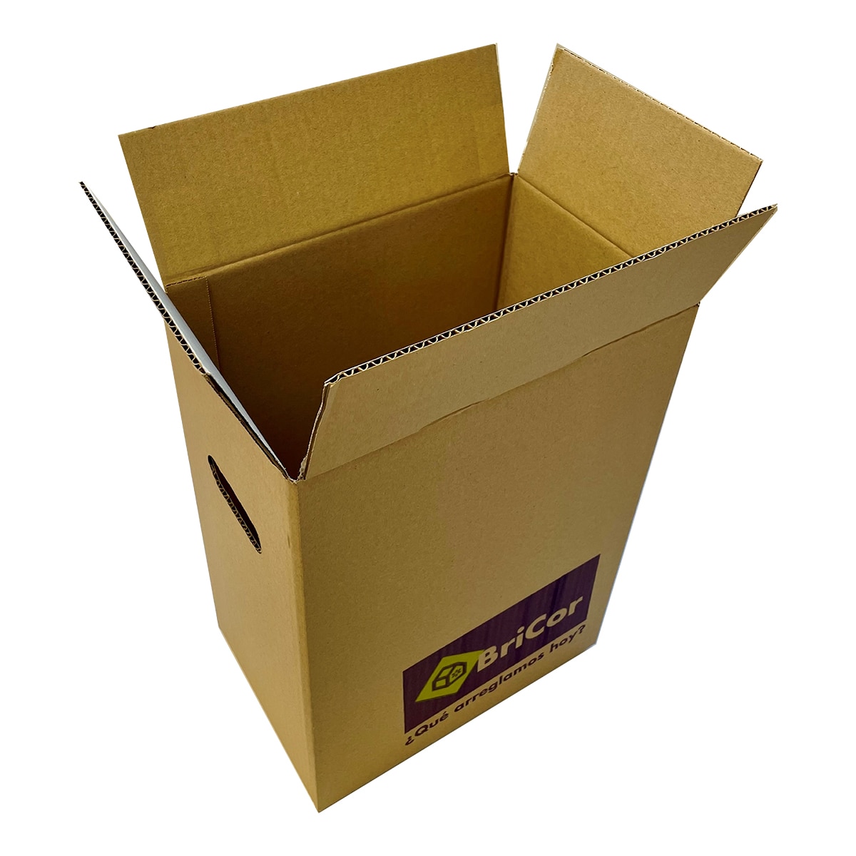 Caja de Mudanza con Asas 30x40x20 cm - 24 l Marrón-2