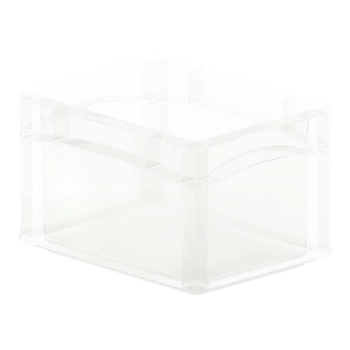 Imagem 0 de Caixa Eurobox de Plástico Transparente - 20 x 15 x 12 cm