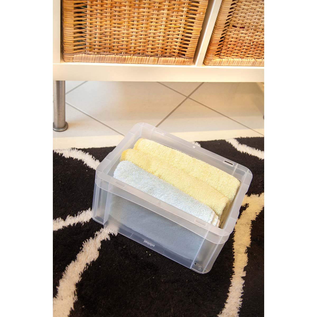 Caja Eurobox Plástico Transparente 30x20x17 cm Transparente-3