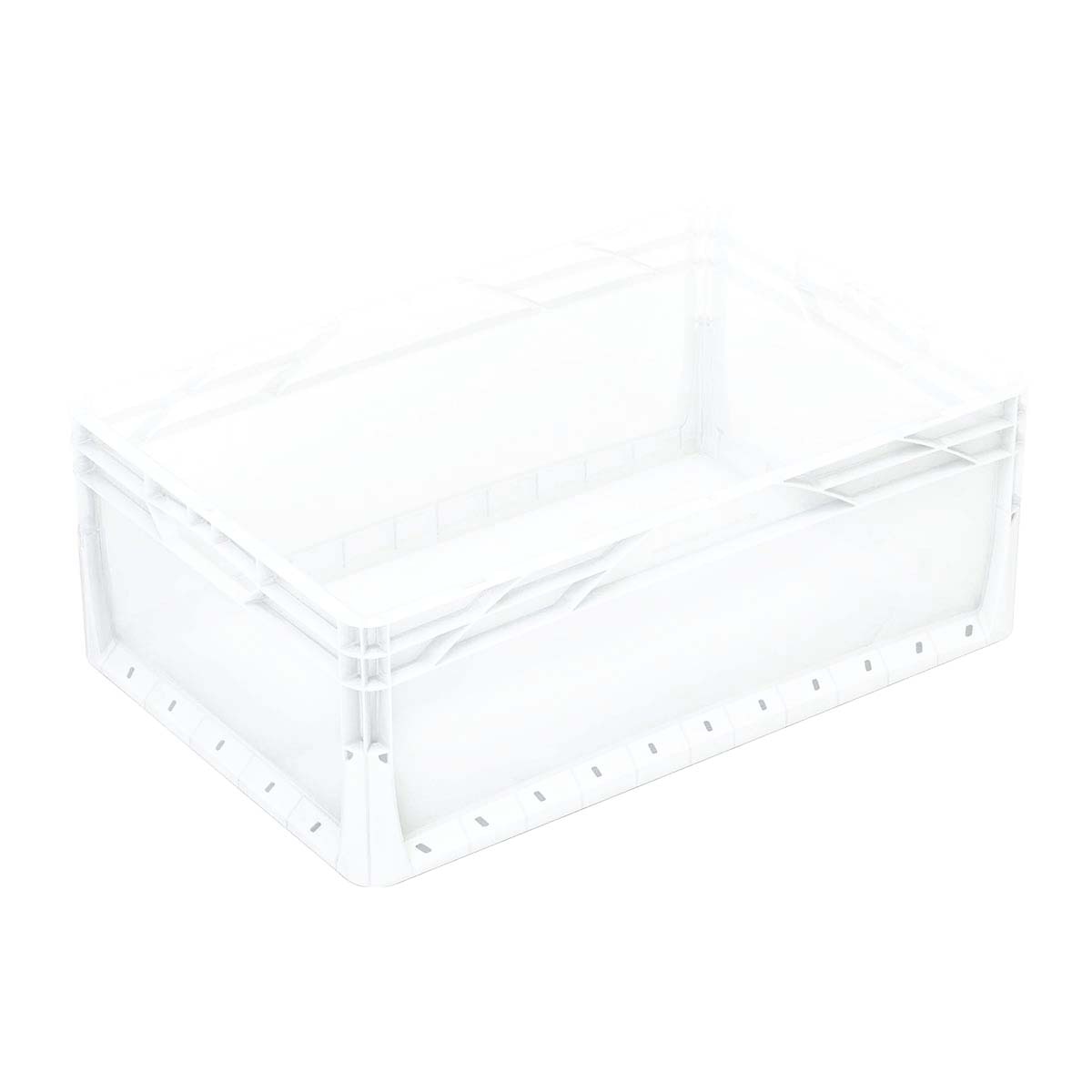 Imagem 0 de Caixa Eurobox de Plástico Transparente - 60 x 40 x 22 cm