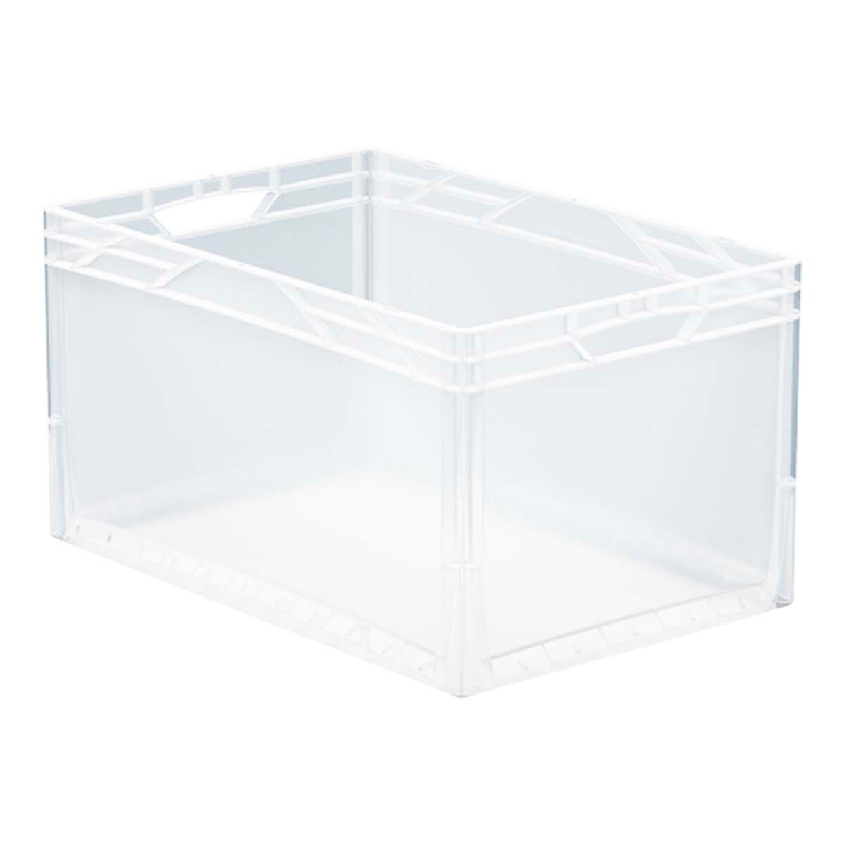 Imagen 0 de Caja Eurobox Plástico Transparente 60x40x32 cm